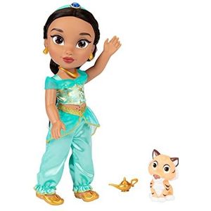 Disney Princess Jasmine zingende pop 35 cm zingt ""A Whole New World"" met accessoires voor meer speelplezier, perfect voor meisjes vanaf 3 jaar