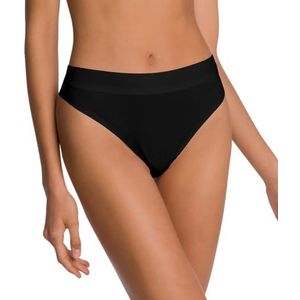 Wolford Culottes de bikini en coton pour femme, Noir, M