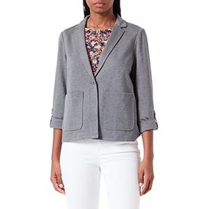 TOM TAILOR Blazer dames, 30279 Evident antraciet, melange, M, 30279 – Evident antraciet gemengd