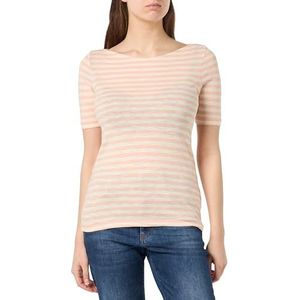Marc O'Polo 403219651333 T-shirt voor dames, Multi/Dry Rose