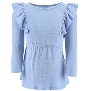 Levi's Kids Baby Girl LVG Robe à manches longues Hacci Knit DRE 1EF661 Bleu Brunnera 12 mois, Brunnera Blue., 12 mois