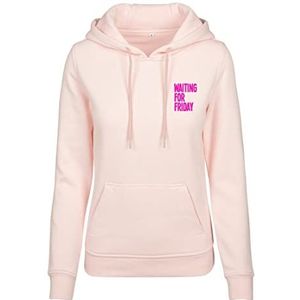 Mister Tee Waiting For Friday dames hoodie sweatshirt met capuchon dames, Roze