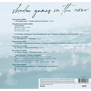 Shadow Games In The River: Chamber Music By Latvian Composers For Flute, Cello & Piano