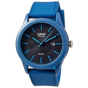 Lorus Heren analoog kwartshorloge met siliconen armband RX305AX9, blauw, riem, Blauw, riem