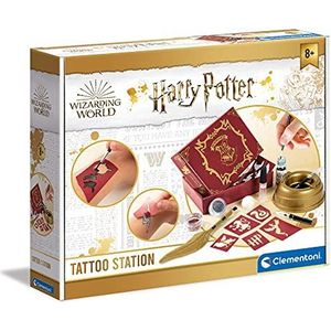 Clementoni, Harry Potter 18671 tijdelijke tattooset voor kinderen van 7 jaar, meerkleurig