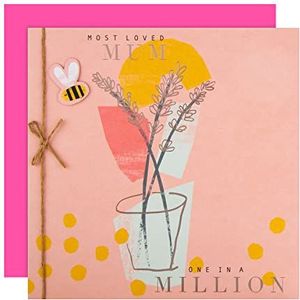 Hallmark Moederdagkaart voor mama, motief: One In a Million Bourdon, roze 25565073
