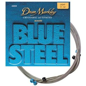 Dean Markley Snaarset voor akoestische gitaar .0.11-0.52 Blue Steel LT 2034