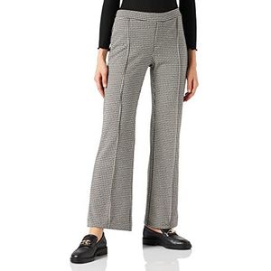 Part Two pontaspw pa pants dames, zwarte houndstooth