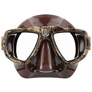 Seac Extreme Kama masker van siliconen, camouflage, bruin