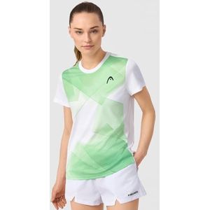 HEAD TIE-Break T-shirt pour femme, imprimé Vision w/Celery Green