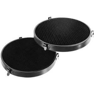 Walimex Pro Honingraat set voor standaard reflector 4 + 6 mm (bestaande uit 4 x 4 mm en 6 x 6 mm honingraatpatroon)