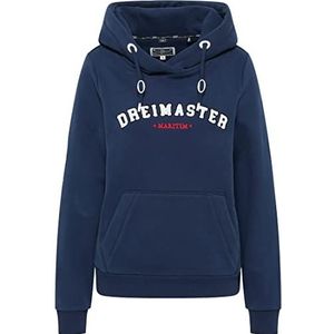 DreiMaster Sweatshirt met capuchon voor dames, donkermarine