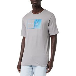 Hurley EVD Wash Halfer Gradient T-shirt voor heren, deeltjesgrijs