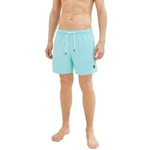 TOM TAILOR Uomini 1035050 Zwemshorts (1 stuk), 31046 - Tibetaanse Blue Stone