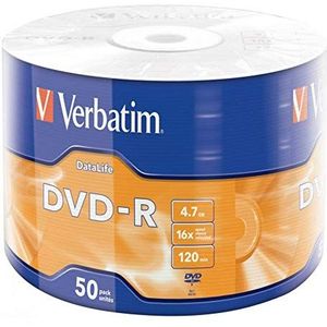 VERBATIM Dvd-R Data Life 4,7 GB 16 X Matt Siver On