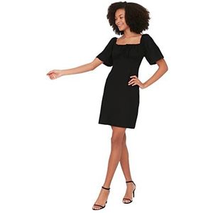 Trendyol Klassieke mini-jurk voor dames, zwart.