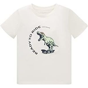 TOM TAILOR Jongens T-shirt voor kinderen, 12906 - Wol Wit