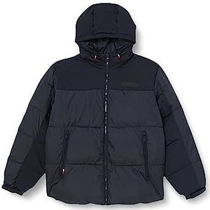 Tommy Hilfiger Bt-New York Jas met capuchon - B Geweven jassen voor heren, Desert Sky