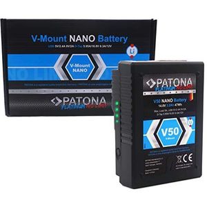 PATONA Platinum - Nano V50 - Accu V-Mount / 47Wh / D-Tap/USB