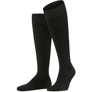 FALKE Lufthansa Travel & Comfort Energizing Wool, lange sokken voor heren, merinowol, katoen, grijs, zwart, meerdere kleuren, compressiekousen 14-16 mmhg op de enkel, 1 paar, bruin (bruin 5930)
