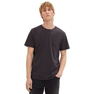 TOM TAILOR 1037280 Uomini T-shirt (1 stuk), 10313 - Phanton Dark Grey