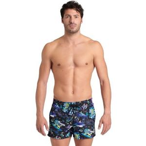 ARENA Men's Arena Fun Planet X-short zwembroek voor heren (1 stuk), Zwart Multi