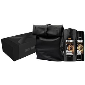 AXE Set Backpack 2 producten deodorant en douchegel Dark Temptation, origineel cadeau-idee voor heren