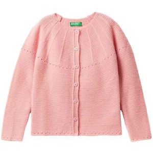 United Colors of Benetton Koreaans gebreid M/L 1076g5006 vest voor meisjes (1 stuk), Roze 03z