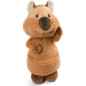 NICI Quokka-Mola 70 cm – duurzaam speelgoed voor jongens, meisjes en baby's – milieuvriendelijke pluche dieren om te spelen en te knuffelen uit de Wild Friends GO Green, 47217, bruin