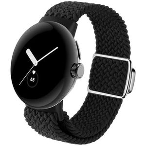 SimpleThings Sportgesp voor vervanging van Google Pixel horlogeband, gevlochten, verstelbaar, ademend, elastisch voor Google Watch armband
