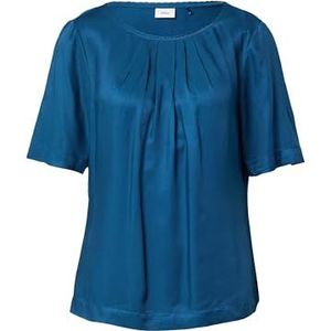s.Oliver BLACK LABEL Blouse met korte mouwen Damesblouse met korte mouwen, Blauw 6495