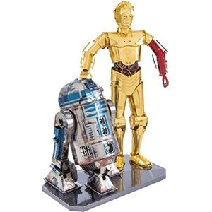 Fascinations -C-3PO Star Wars C-3PO & R2-D2 bouwset, MMG276, meerkleurig