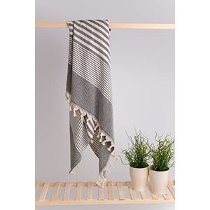 Questo Casa 100% katoen, pestemal, Turkse hamam, handdoeken, pareo, fouta, super absorberend en sneldrogend, handdoeken voor hammam, bad, sport, strand, 97 x 170 cm