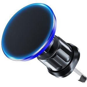 Magnetische telefoonhouder voor auto, 360 graden draaibaar, Mag-Safe, magnetische ventilatiehouder, sterke grip voor iPhone 14/13/12, Samsung Huawei en elke andere smartphone, blauw