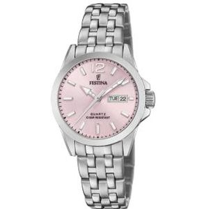 Festina Classics Dames Pink Watch F20455/2, roze, klassiek, Roze, Klassiek