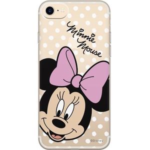 Originele en officiële Disney Minnie en Mickey Mouse hoes voor iPhone 7, iPhone 8, iPhone SE2, TPU siliconen beschermhoes beschermt tegen stoten en krassen
