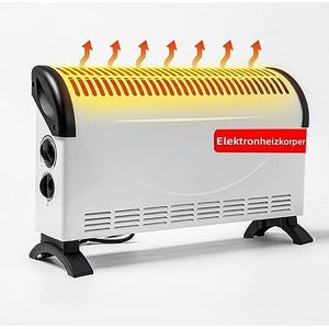 Elektrische convectoroven, 1800 watt, mobiele elektrische oven, energiebesparend, kameroven, witte luchtradiator