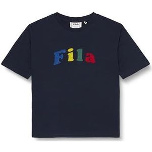 FILA Boek T-shirt unisex kinderen, Nachtblauw.