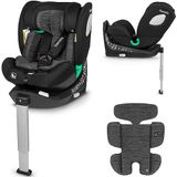 LIONELO BRAAM Autostoel i-Size 360° voor kinderen 0-36 kg, R129 veiligheidscertificering volgens de nieuwste norm, voor en achterwaarts gebruik,SOFIX+, zijbescherming, 14 verstelbare niveaus