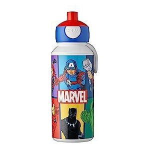 Mepal pop-up drinkfles Campus - 400 ml – Sluit goed af – Drinkbeker voor kinderen – Avengers