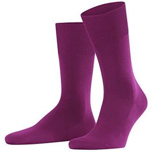 FALKE ClimaWool herensokken, ademend, klimaatregulerend, geurremmend, lyocell, dun, effen, elegant, voor dagelijks gebruik en werk, 1 paar, Rood (Berry 8390)