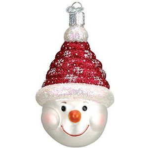 Old World Christmas Kerstboomversiering van mondgeblazen glas, sneeuwpop