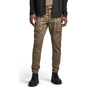 G-STAR RAW Skinny cargobroek met rits en zak, 3D-broek voor heren, Bruin (Deep Walnut D21975-C105-B743)