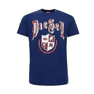 Diesel T-diegor-k62 T-shirt voor heren, 8ek-0grai