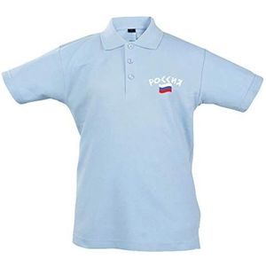 Supportershop Rugby-poloshirt voor kinderen, Rusland, uniseks, kinderen