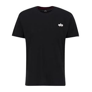 ALPHA INDUSTRIES Signature Puff Print Bp T T-shirt voor heren (1 stuk), zwart.