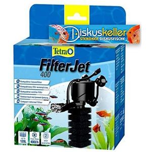Tetra FilterJet 400 krachtig binnenfilter voor aquarium met zuurstofverrijking, aquariumfilter voor aquaria tot 120 liter
