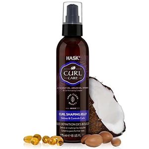 HASK Curl Care Krullende vormende gel - veganistisch, dierproefvrij, kleurloos, glutenvrij, sulfaatvrij, parabenenenvrij, 175 ml