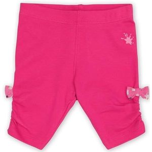 Sigikid Baby meisjes Capri leggings van biologisch katoen voor kinderen, roze, linten, 74, roze/linten.