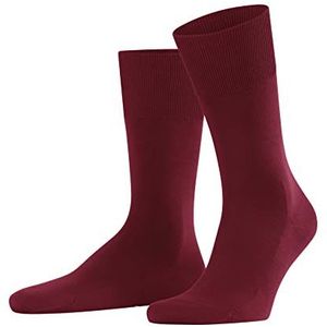 FALKE ClimaWool herensokken, ademend, klimaatregulerend, geurremmend, lyocell, dun, effen, elegant, voor dagelijks gebruik en werk, 1 paar, Rood (Scarlet 8228)